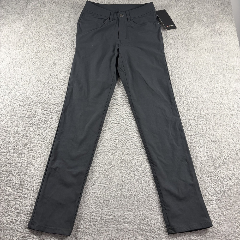 Lululemon ABC Pants Mens 26x32 Gray Tech Designer Pockets Lightweight
